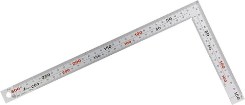 Traditional Japanese Carpenter's "Sashigane" Square 300mm/150mm (Shinwa)