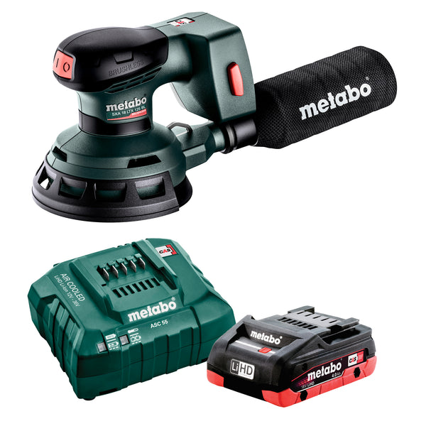 METABO 18V BRUSHLESS 125MM RANDOM ORBITAL SANDER KIT METABO