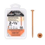Color-Coat 2-1/2″ Coarse-Thread Pocket Hole Screws- 50 Package (Armor-Tool)
