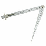 Pocket taper gauge with ruler (Shinwa)