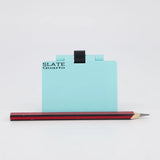"The Quarto" super lightweight metal notepad "Glacier" (Quarto)