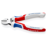 LIMITED EDITION WE FORGE WINNERS Diagonal Cutters Multi Component Grips 160mm (Knipex)