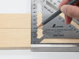 NEW!! Speed square Stainless Steel 18cm (Shinwa)