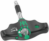 411 A RA T-handle adapter screwdriver with ratchet function, 1/4" (WERA)