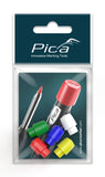 New!! Pica-Dry coloured caps set (PICA-Marker)