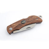 Swede 8 RT folding knife, Bubinga handle, Sheepsfoot style(EKA)