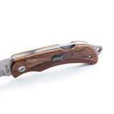 Swede 8 RT folding knife, Bubinga handle, Sheepsfoot style(EKA)
