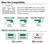 ZEROPLAY Miter Bar (Single) (Microjig)
