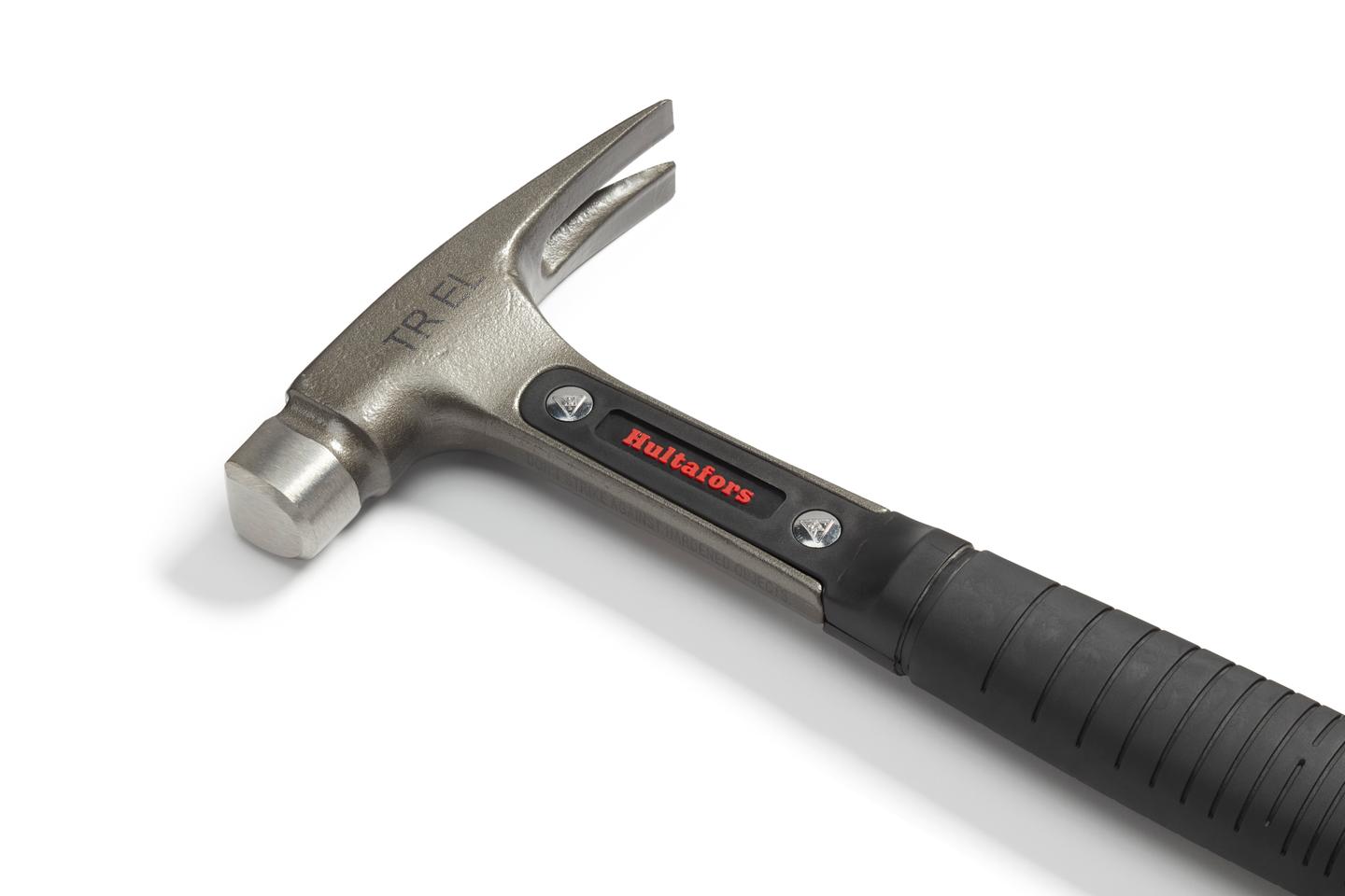 Hultafors TR 20 XL Straight Claw Hammer - Forged Steel, Vibration Damping Handle