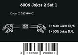 Coming soon!! The all new 6006 Joker 2 Set 1 Self-setting double spanner, 2 pieces (WERA)