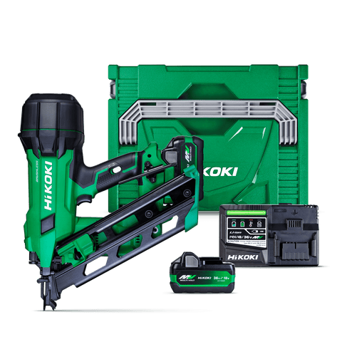 The all new HIKOKI 18V FRAMING NAILER Kit (Hikoki)