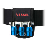 NEW!! Belt "TRIO" bit holder blue (VESSEL)