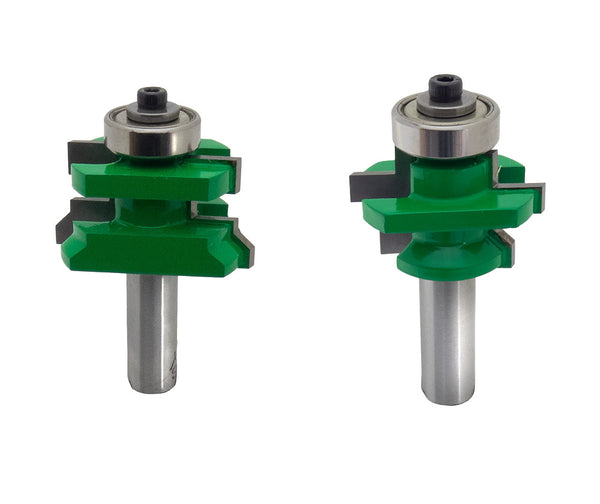 Tongue & Groove V-match set router bits (SY) – PiranhaTools