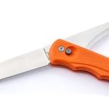Duo Gut/Filet swing blade 2 in 1, Dark-Orange, Cordura Sheath (EKA)