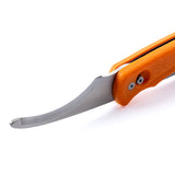 SwedBlade G5, swing blade 2 in 1, Orange skinning and gutting knife (EKA)