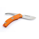SwedBlade G6, swing blade 2 in 1, Orange skinning and gutting knife (EKA)