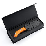 SwedBlade G5, swing blade 2 in 1, Orange skinning and gutting knife (EKA)