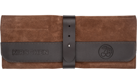 Coming soon!! TWO CHERRIES SUEDE LEATHER TOOL ROLL EMPTY (Two Cherries)