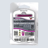 Scraperite Plastic Razor Blade PRO Magenta - Standard Rectangle Replacement 30 Pack  (Scraperite)