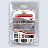 Scraperite Plastic Razor Blade - General Purpose Orange - Standard Rectangle Replacement 30 Pack  (Scraperite)