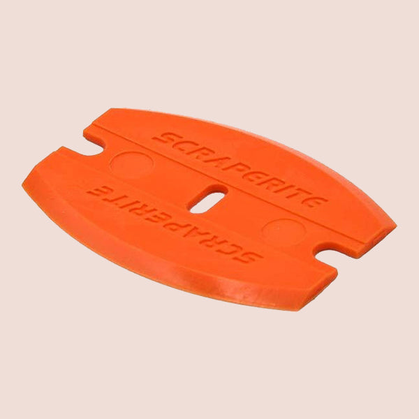 Scraperite Plastic Razor Blade - General Purpose - Orange Curved Repla ...