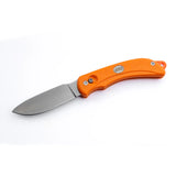 SwedBlade G5, swing blade 2 in 1, Orange skinning and gutting knife (EKA)