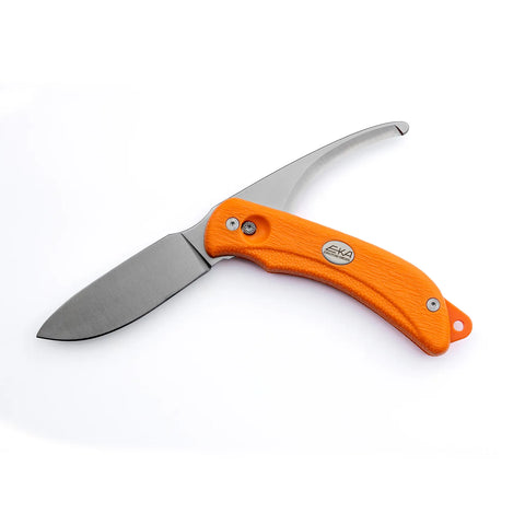 SwedBlade G5, swing blade 2 in 1, Orange skinning and gutting knife (EKA)
