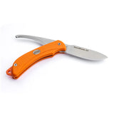 SwedBlade G5, swing blade 2 in 1, Orange skinning and gutting knife (EKA)
