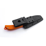 SwedBlade G5, swing blade 2 in 1, Orange skinning and gutting knife (EKA)