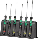 MICRO Screwdriver set and rack for electronic applications, 6pieces(WERA)