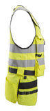 Snickers AllroundWork High-Vis Yellow Tool Vest 4230, Class 1  (Hultafors)