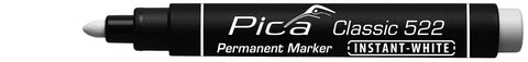 Pica Classic 522 Permanent Marker White (PICA-Marker)
