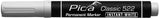 Pica Classic 522 Permanent Marker White (PICA-Marker)