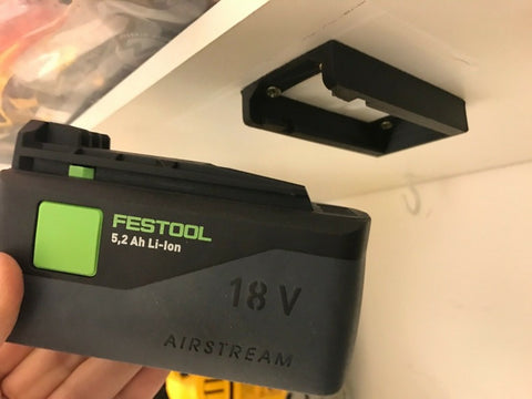 Battery mounts for Festool 18v - 6 x pack (StealthMounts)