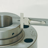 Pocket taper gauge with ruler (Shinwa)