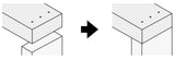 Polycarbonate Mitre Square 3D 45° and 90°  (Shinwa)