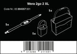 Wera 2go 2 XL Tool Container, 2 pieces (WERA)