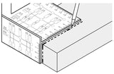 Polycarbonate Mitre Square 3D 45° and 90°  (Shinwa)