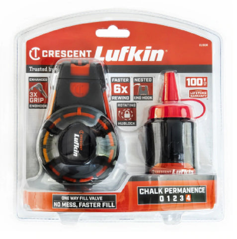 NEW!! Lufkin Professional Contractor Chalk & Reel 30m with HardMark Chalk (APEX)