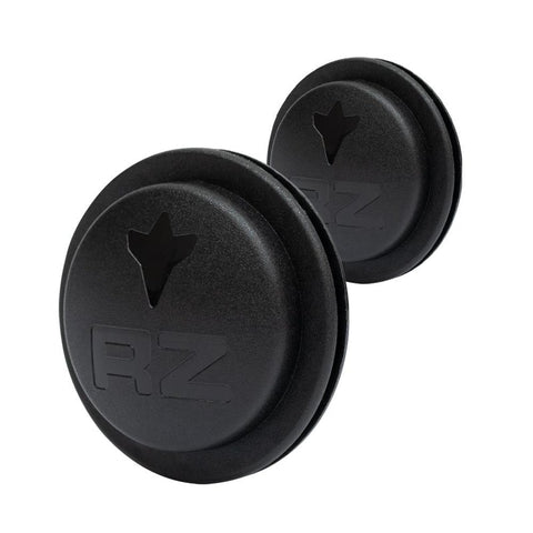Exhalation Valve Caps - Black 2pk  (RZ Industries)