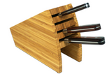 Bamboo Knife Stand Knife Block 4 slots (Teori)