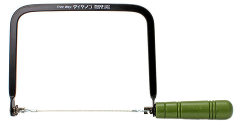 FREEWAY Pro Japanese Coping Saw with round Spiral blade + spare round Diamond Blade (Picus)