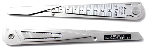 Taper Gauge with Metal Case and Clip (Shinwa)